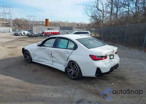 2023 BMW 330I xDrive из США, поврежденный, VIN 3MW89FF09P8D04928